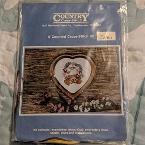 Bunny cross stitch kit